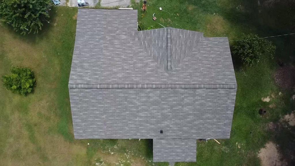 Home with GAF Royal Sovereign Weathered Gray Shingles